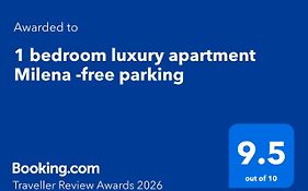 1 Bedroom Luxury Apartment Milena -Free Parking